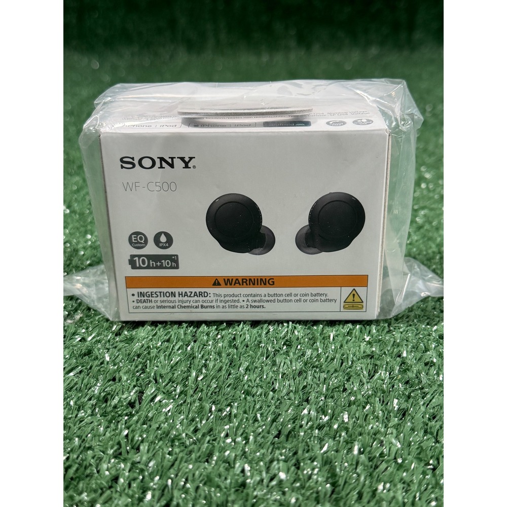 Sony WF-C500 Truly Wireless In-Ear Headphones Black WFC500/B New‎ Sealed
